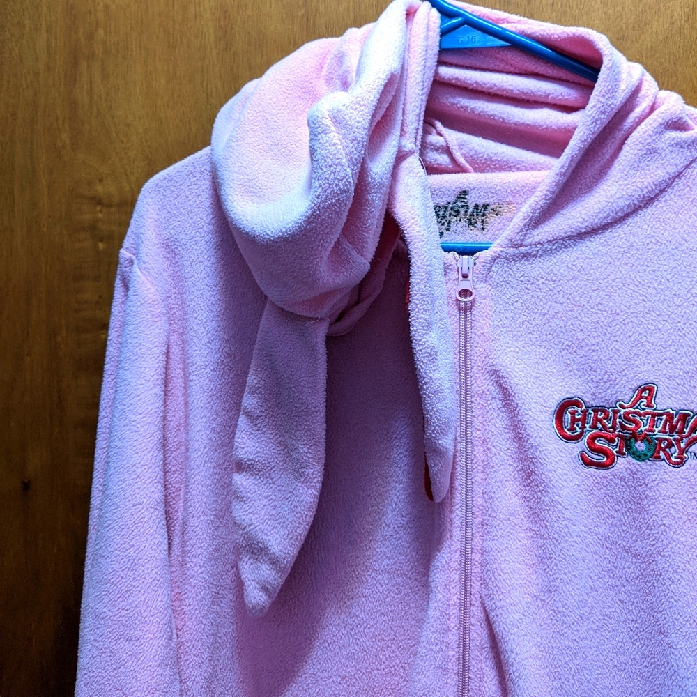 Christmas Story Pink Bunny Pajamas